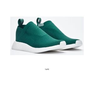 Green Slip-On Sneakers